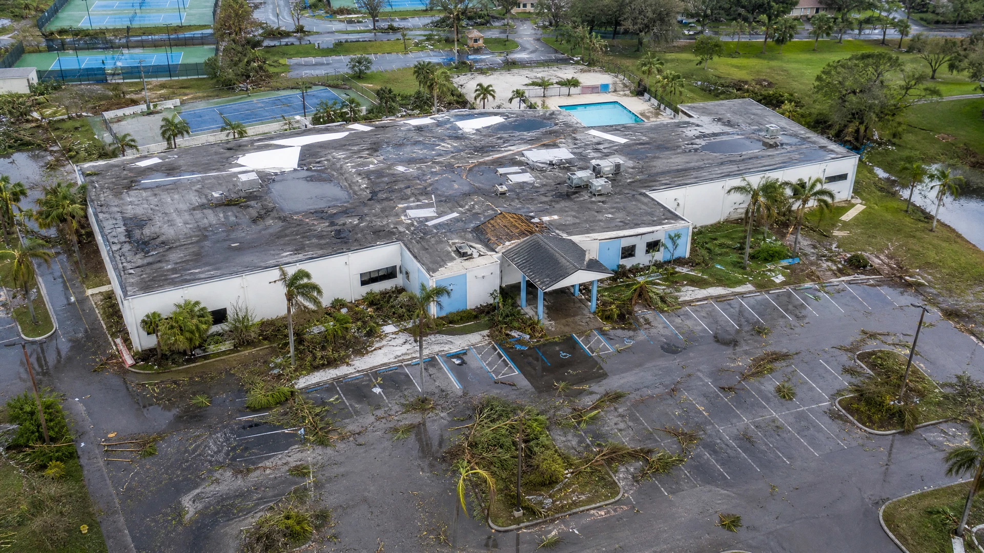 Aerial post-storm property condition documentation